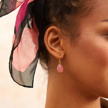 Load image into Gallery viewer, Ashiana | Ava Earrings | Pink Jade