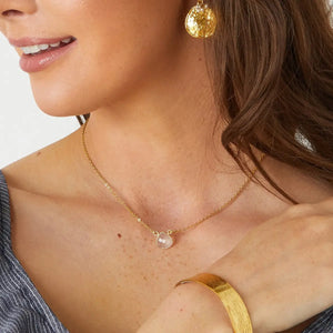 Ashiana | Cosmos Necklace | White Chalcedony