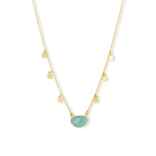 Load image into Gallery viewer, Ashiana | Summer Necklace | Aqua Chalcedony