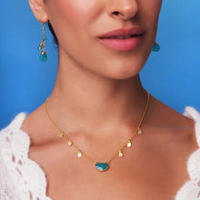 Load image into Gallery viewer, Ashiana | Summer Necklace | Aqua Chalcedony