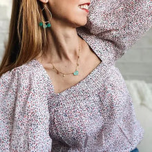 Load image into Gallery viewer, Ashiana | Summer Necklace | Aqua Chalcedony