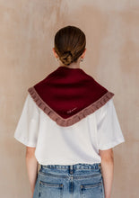 Load image into Gallery viewer, Merino Wool Triangle Ruffle Scarf