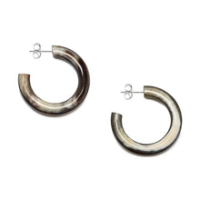Load image into Gallery viewer, BRANCH | Rounded Horn Hoop Earrings
