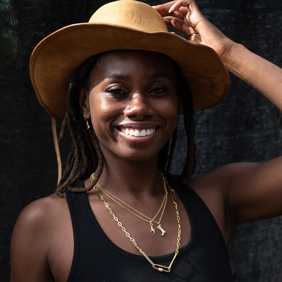 SP | Tapered Cowboy Boot Necklace