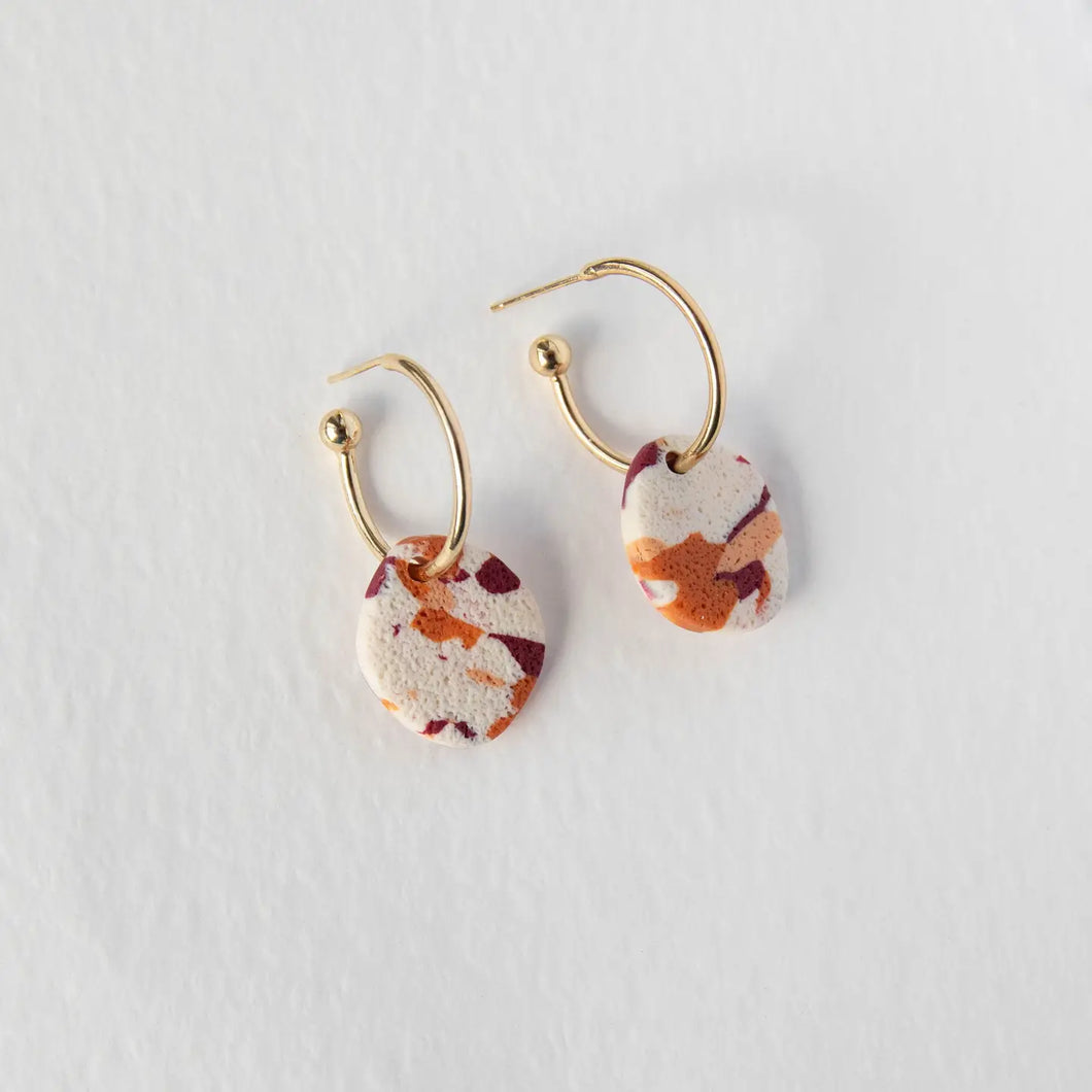 Terrazzo | Hoop Earrings