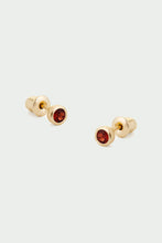 Load image into Gallery viewer, Tutti | Birthstone Stud Earrings Gold