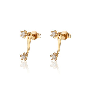 SP | Sparkling Star Ear Jacket Earrings