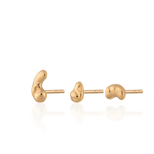 SP Nugget Stud Earrings | Medium