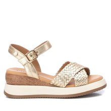 Load image into Gallery viewer, Carmela | Metallic Leather Weave Sandal