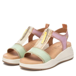 Carmela | Leather Zip Front Sandal