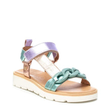 Load image into Gallery viewer, Carmela | Leather Metallic Mix Sandal