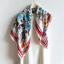 Load image into Gallery viewer, Square Scarf | Floral