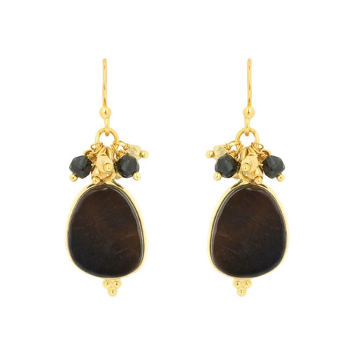 Ashiana | Willow Earrings | Smokey Quartz