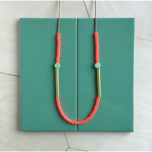 Coral Beaded Necklace