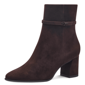 Tamaris | Mocca Suede Ankle Boot