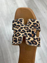 Load image into Gallery viewer, Oh! My Sandals | Animal Print Flat Slider Sandal