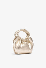 Load image into Gallery viewer, Unisa | Zameli Small Metallic Handbag with braided handles