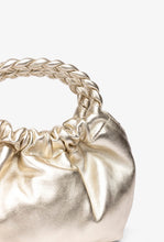 Load image into Gallery viewer, Unisa | Zameli Small Metallic Handbag with braided handles