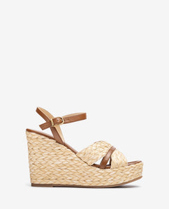 Unisa | Meris | Raffia Wedge