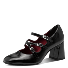Load image into Gallery viewer, Tamaris | Square Toe Block Heel Pumps