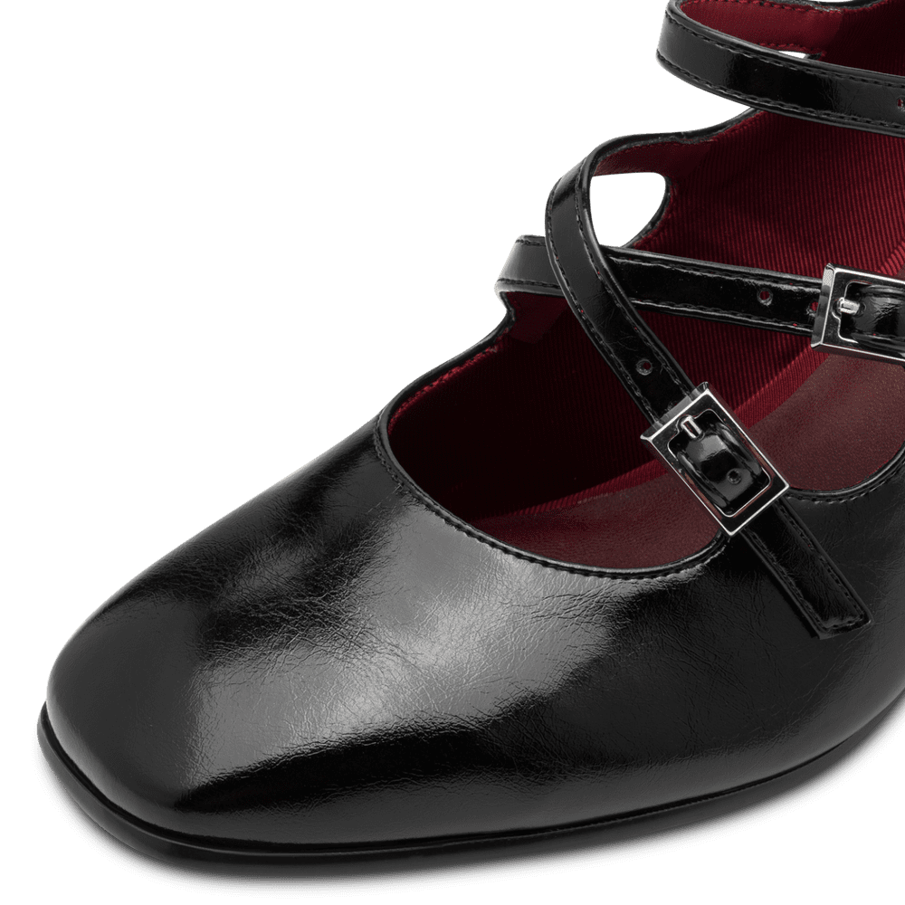 Tamaris | Square Toe Block Heel Pumps