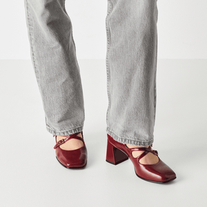 Tamaris | Square Toe Block Heel Pumps