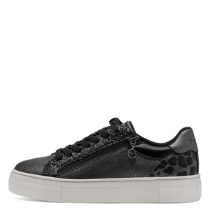 Tamaris | Metallic Trainer with Side Zip