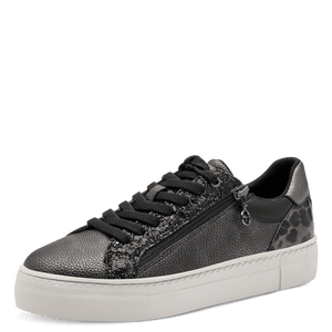 Tamaris | Metallic Trainer with Side Zip