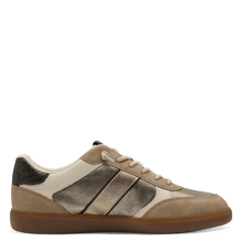 Load image into Gallery viewer, Tamaris | Beige Metallic Trainer with Elastic Laces