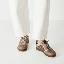 Load image into Gallery viewer, Tamaris | Beige Metallic Trainer with Elastic Laces