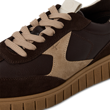 Load image into Gallery viewer, Tamaris | Chocolate Suede Trainer
