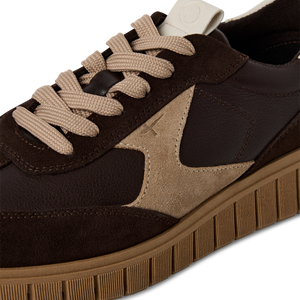 Tamaris | Chocolate Suede Trainer