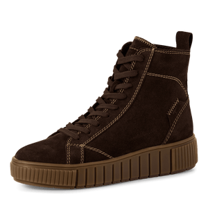 Tamaris | Chocolate Suede Hi-Top