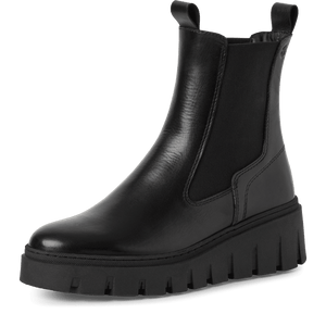 Tamaris | Leather Wedge Chelsea Boot