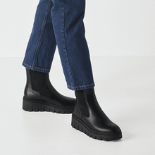 Load image into Gallery viewer, Tamaris | Leather Wedge Chelsea Boot