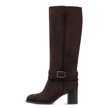 Load image into Gallery viewer, Tamaris | Long Suede Block Heel Boot