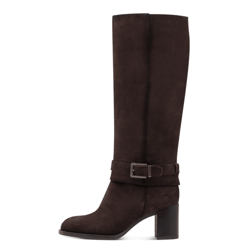 Tamaris | Long Suede Block Heel Boot