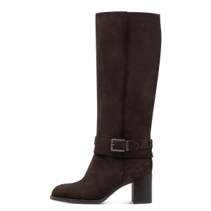Tamaris | Long Suede Block Heel Boot
