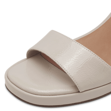 Load image into Gallery viewer, Tamaris | Ivory Patent Sandal