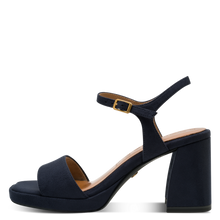 Load image into Gallery viewer, Tamaris | Navy Suede Sandals