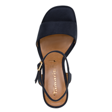 Load image into Gallery viewer, Tamaris | Navy Suede Sandals
