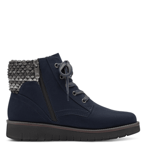 Marco Tozzi Laced Wedge Boot