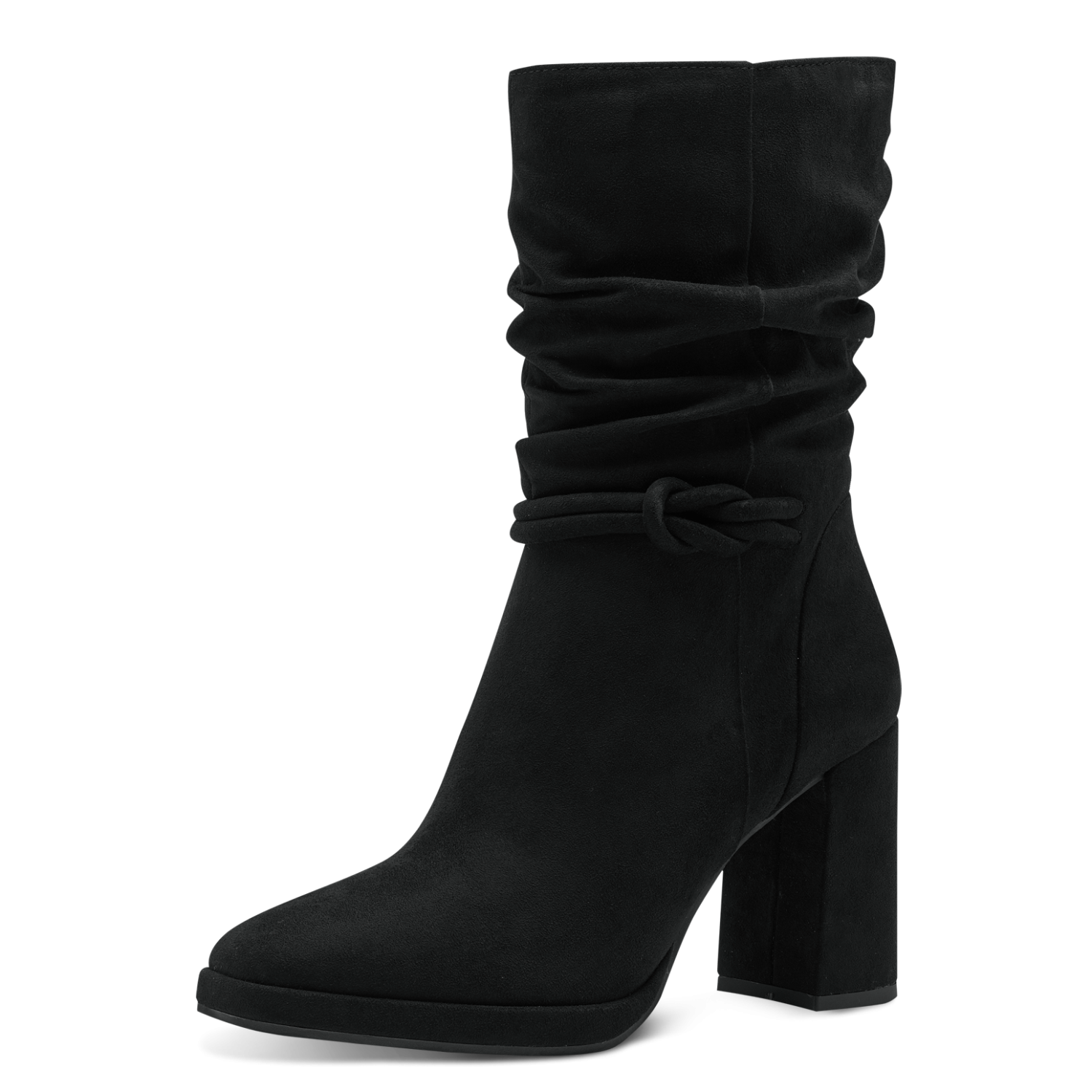 Black calf length boots uk online