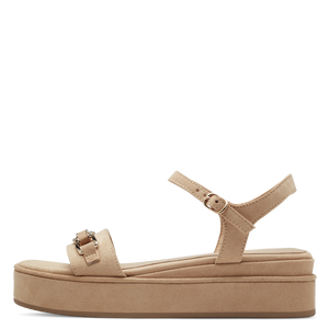 Marco Tozzi | Suede Flatform Sandal