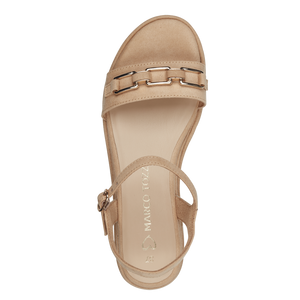 Marco Tozzi | Suede Flatform Sandal