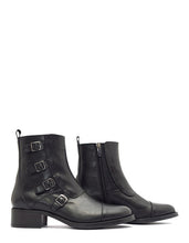 Load image into Gallery viewer, Alpe Buckle Ankle Boots