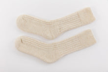 Load image into Gallery viewer, Ribbed Ultra Soft Alpaca Bed Socks