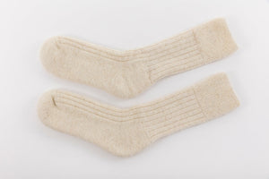Ribbed Ultra Soft Alpaca Bed Socks