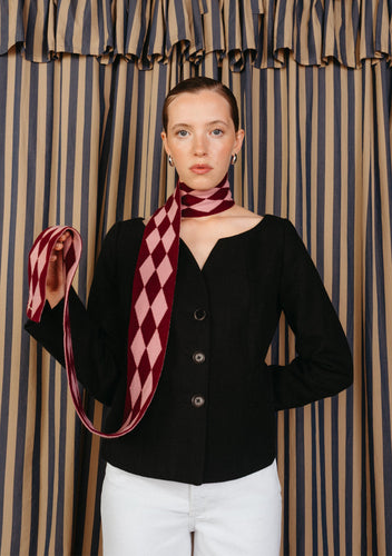 Merino Wool Skinny Scarf