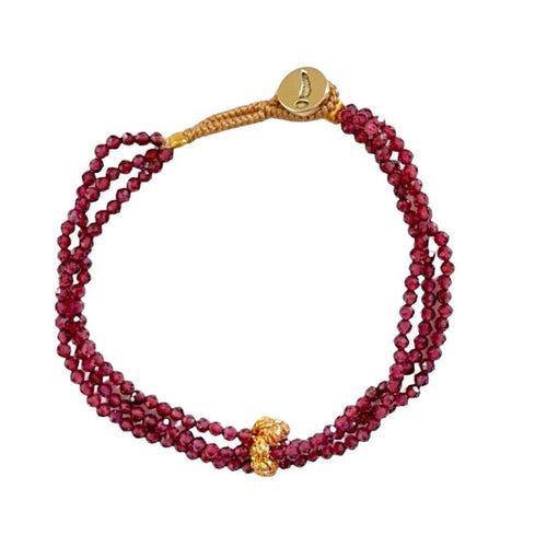 IBU JEWELS | Bracelet | Lulu Fresh | Garnet
